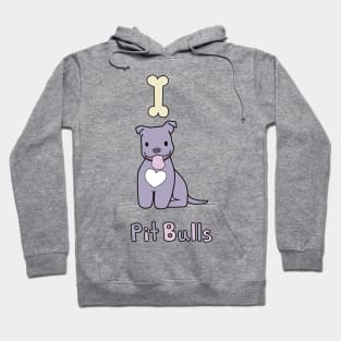 I Love Pit Bulls Hoodie